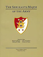 THE SERGEANTS MAJOR OF THE ARMY cover